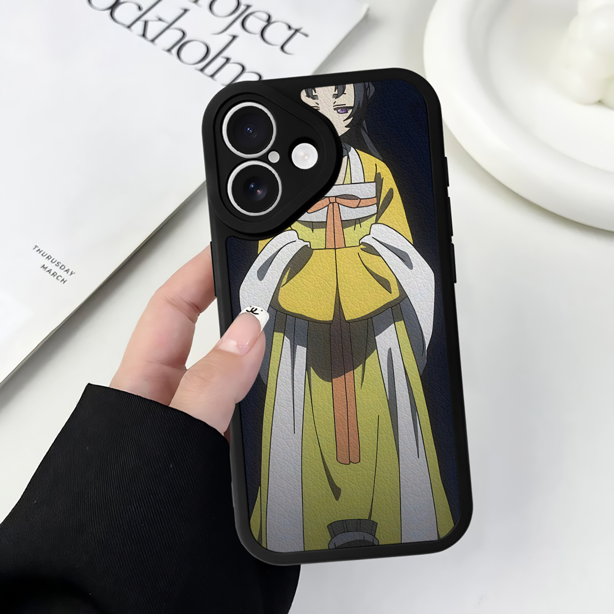 薬屋のひとりごと The Apothecary Diaries 【iPhone 16シリーズ対応】シリコンスマホケース（レザー調） 材質：シリコン